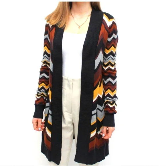 Missoni Open Front Zig Zag Cardigan - Picture 3 of 9